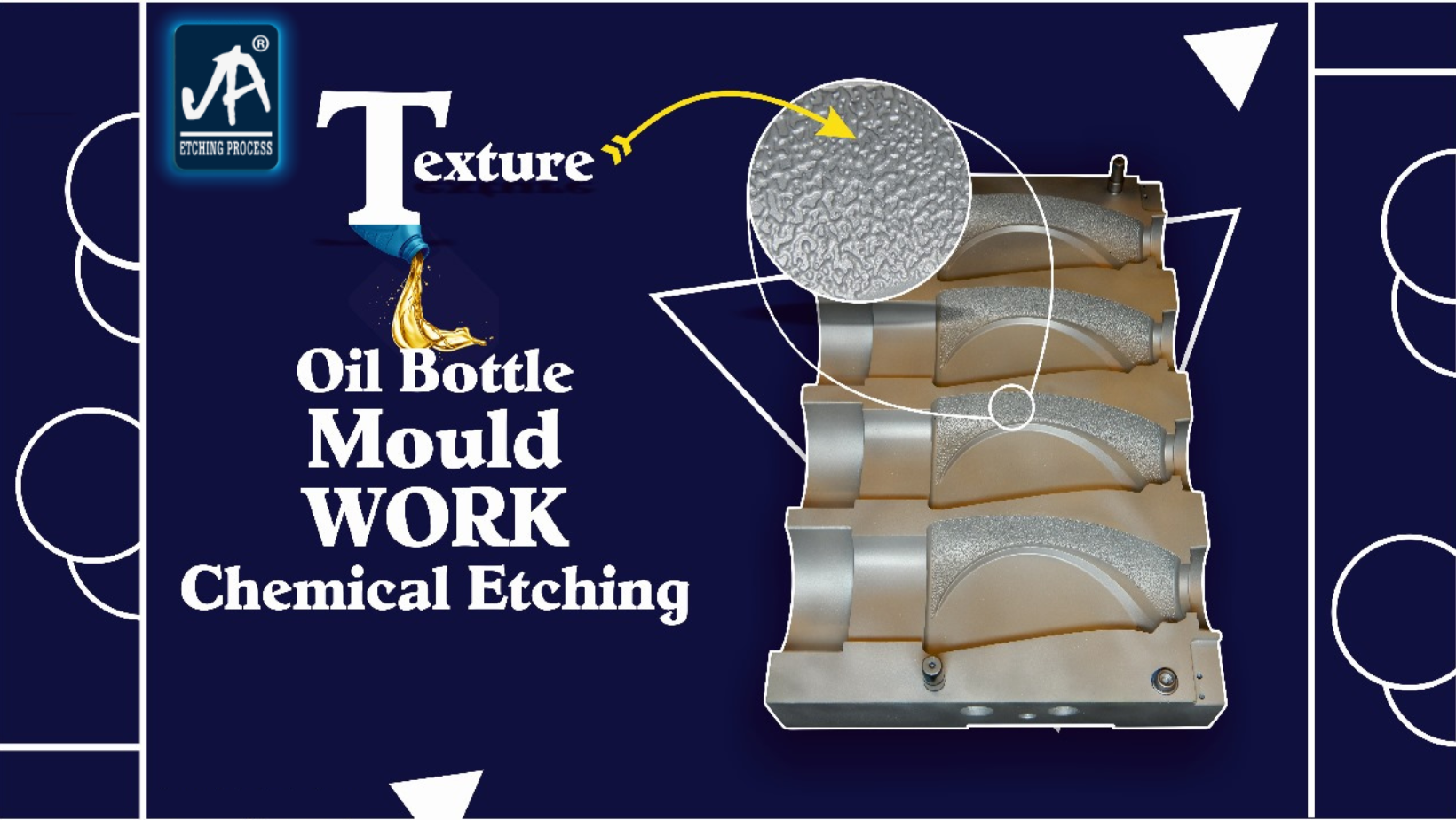 Oil Bottle Mould Customization with Chemical Etching