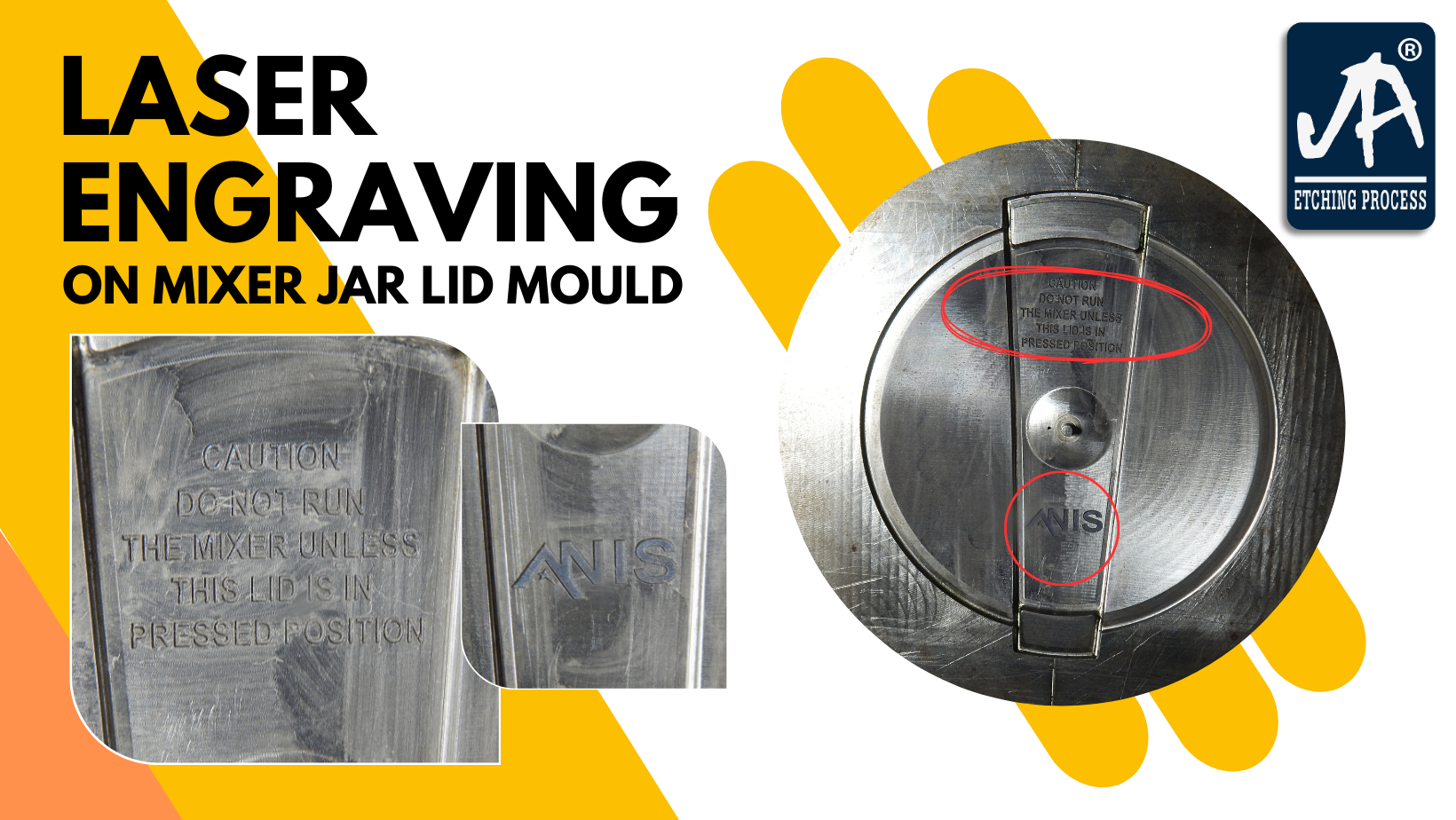 Engraved Elegance: Elevating Mixer Jar Lid Moulds with Precision Craftsmanship 